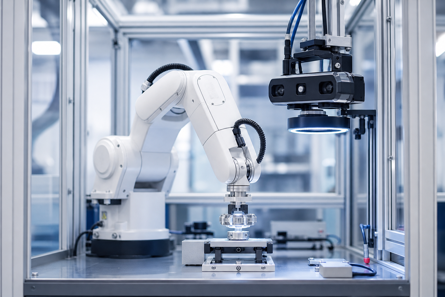 Robotic automation optical guidance system