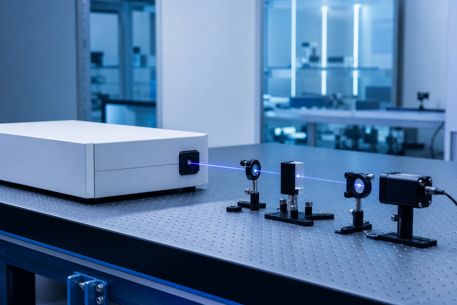 Advanced laser research optical system