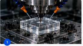 Optical component shaping and profiling