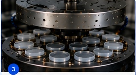 Fine grinding optical components
