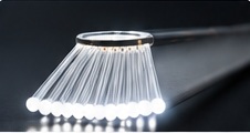 Optical rods used as light guides in illumination systems