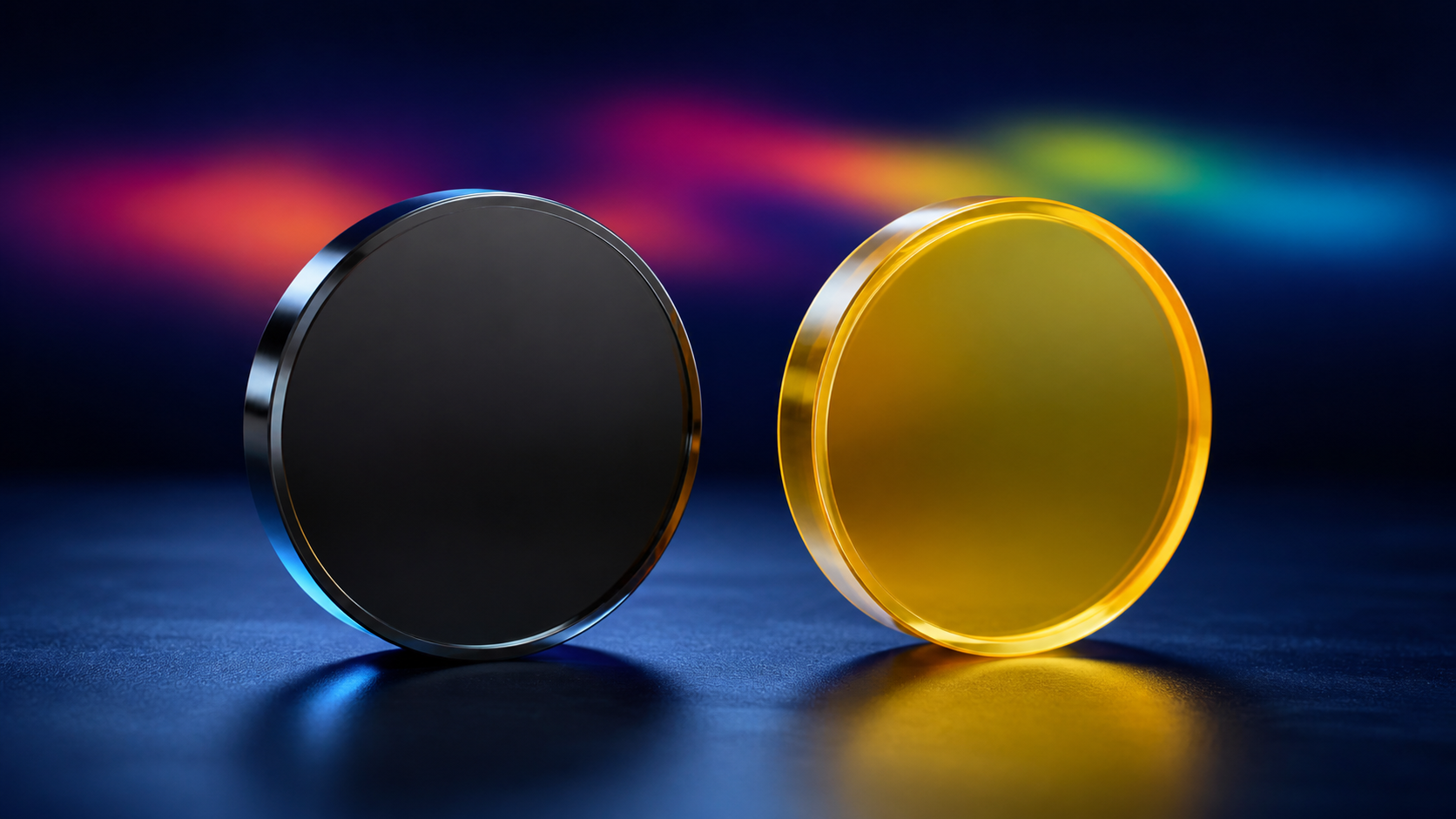 Germanium and zinc selenide infrared optical components
